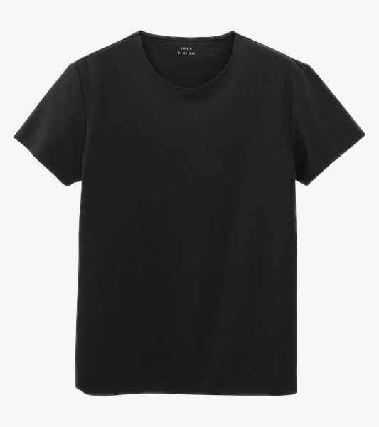 Tee-shirt noir 100% coton
