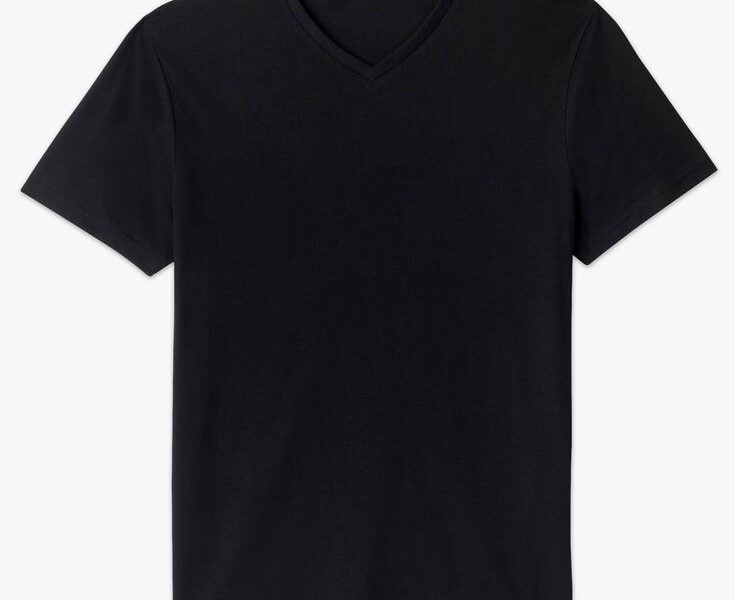 Tee-shirt noir 100% coton